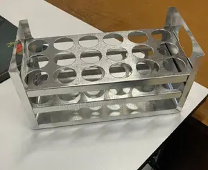 Aluminium Test Tube Rack – Laboratory Tube Holder