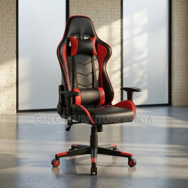 Leather Red Gaming Chair.