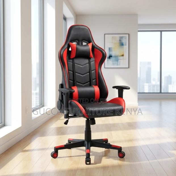 Leather Red Gaming Chair. - thumbnail 3