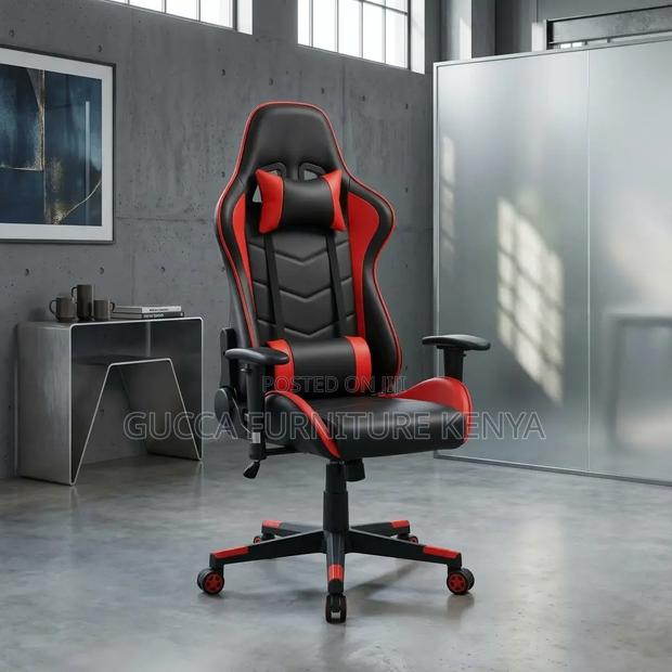 Leather Red Gaming Chair. - thumbnail 4