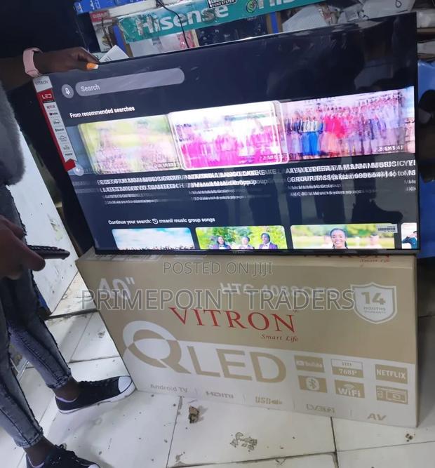 Vitron 40 Inch Smart Android QLED TV – Full HD Entertainment With S