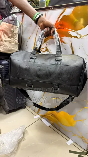 Jordan Leather Duffel Bag