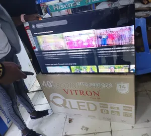 Vitron 40-Inch QLED Smart Android TV – Stylish Design Immersive