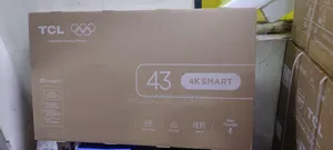 TCL 43 Inch UHD V6D Smart Google TV – Frameless LED Television