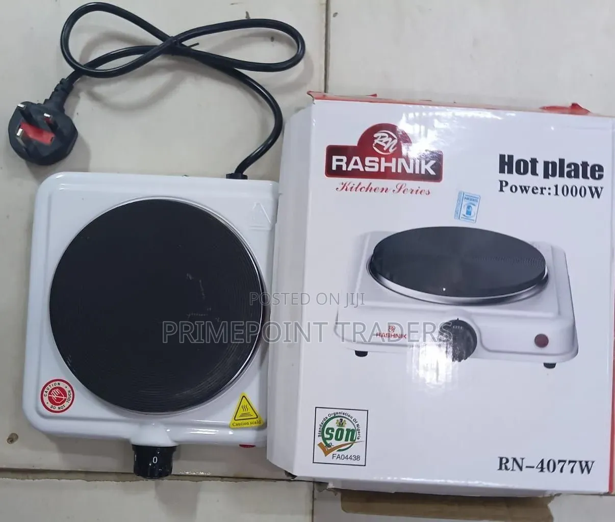 Rashnik Electric Single Hotplate – Compact Efficient Cooking Solutio