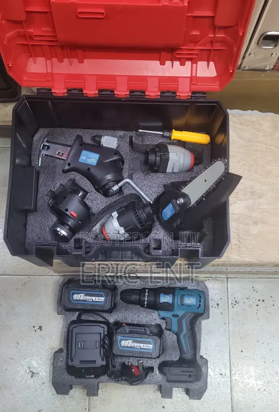 5-in-1 Cordless Multi-Tool Kit + Drill