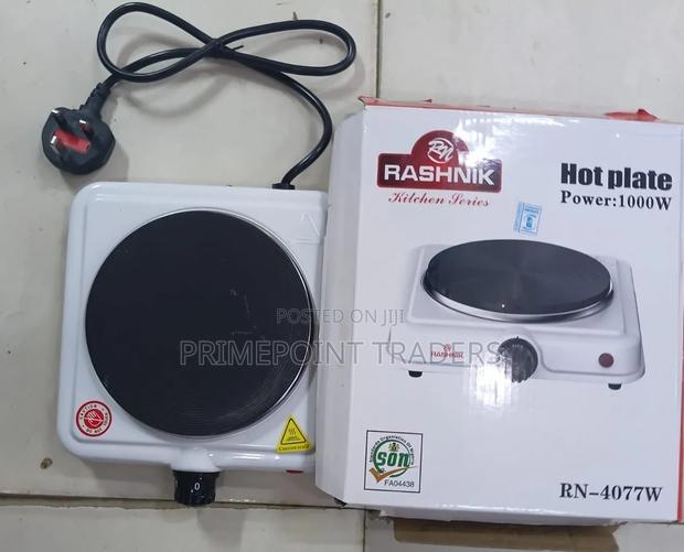 Rashnik Portable Electric Single Burner Hotplate – Fast Heating Ea - main view