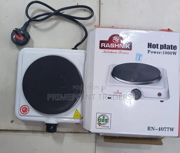 Rashnik Portable Electric Single Burner Hotplate – Fast Heating Ea - thumbnail 2
