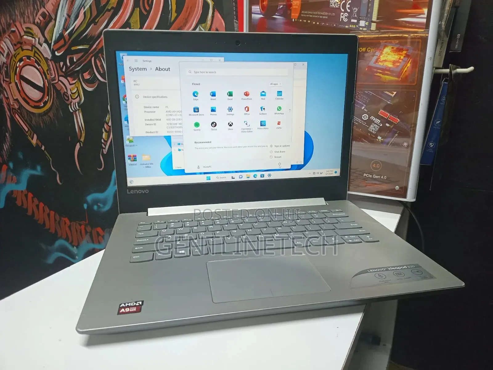 Laptop Lenovo IdeaPad 320 8GB AMD SSD 128GB