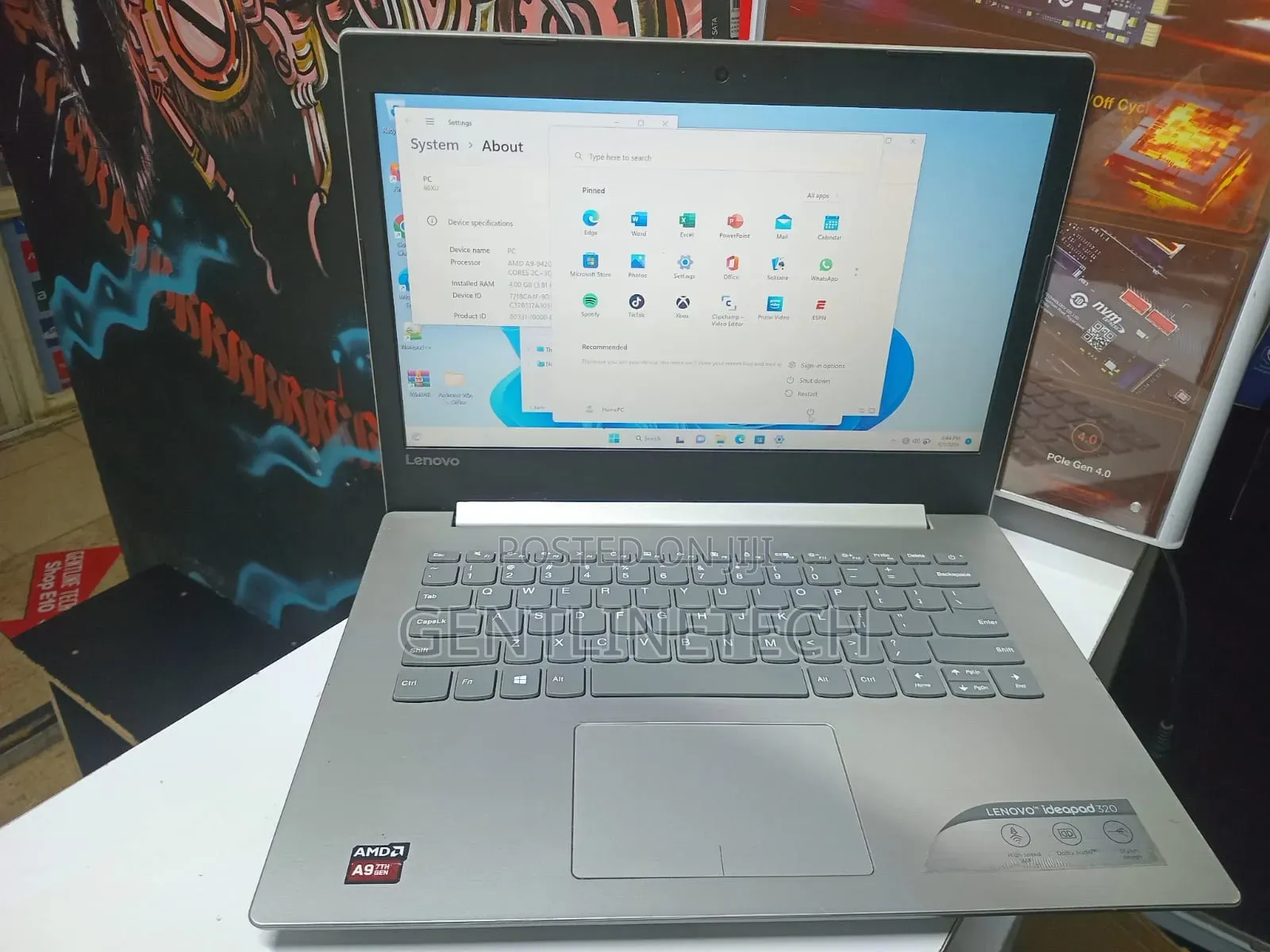 Laptop Lenovo IdeaPad 320 8GB AMD SSD 128GB