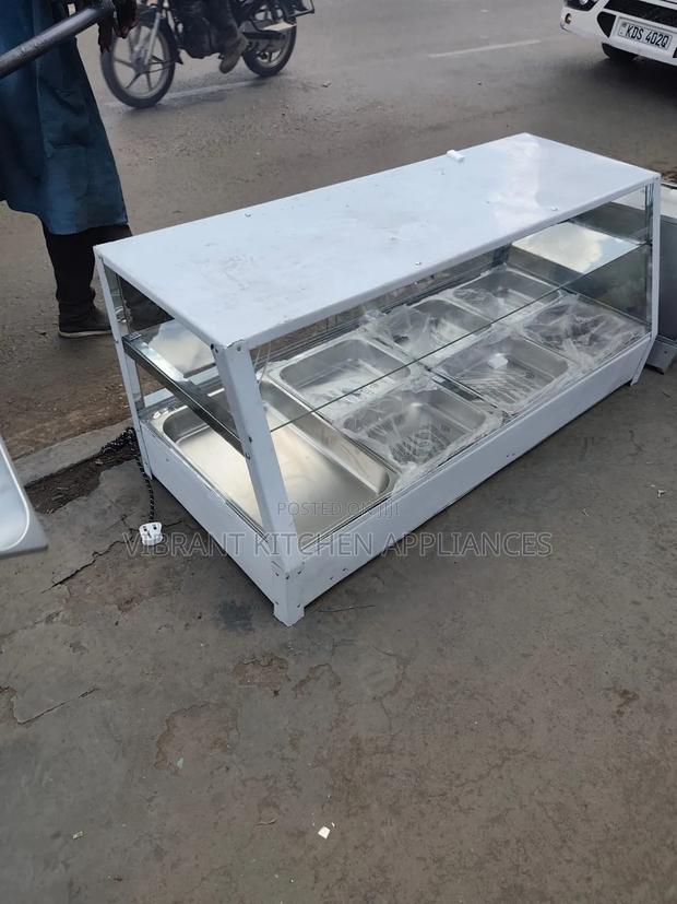 Stainless Steel Display Showcase Warmer