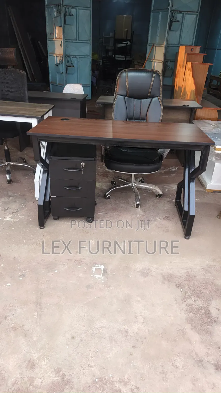 1.2m Metallic Frame Table Combo