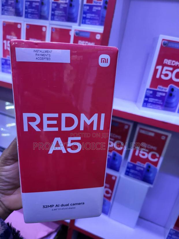 New Xiaomi Redmi A5 4G 64 GB Black - main view
