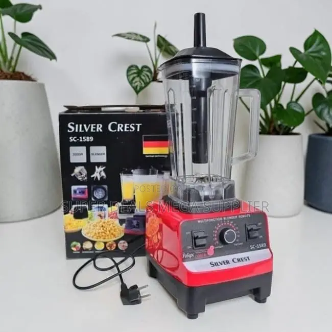 Efficient Blending Silver Crest 2-in-1 Double Cup Blender and Grinder
