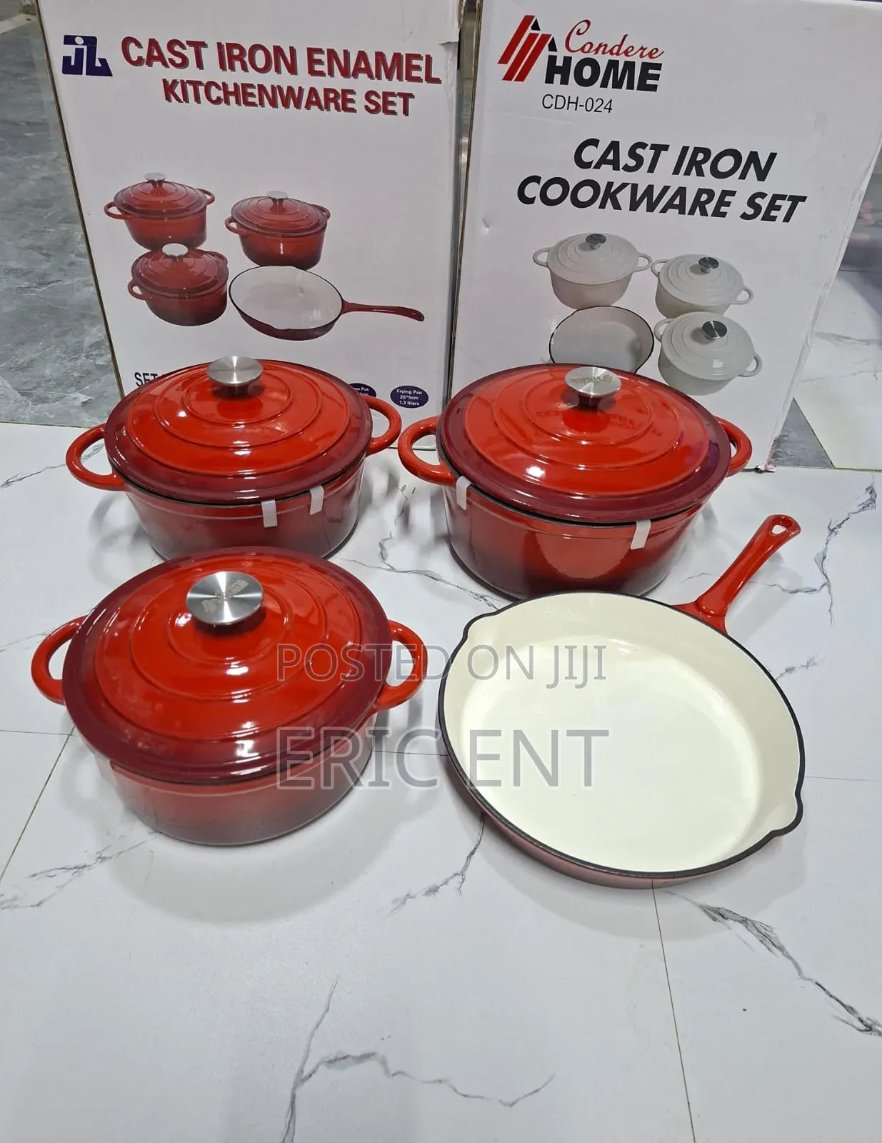 7pcs Cast Iron Cookware Set