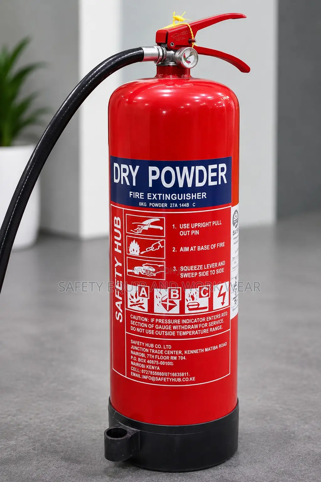 6kg Dry Powder Fire Extinguisher