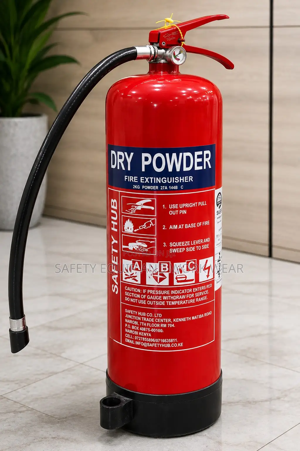 2kg Dry Powder Fire Extinguisher