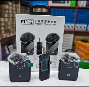 F11-2 Wireless Microphone for Interview, Vlog and Interviews