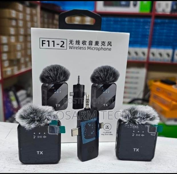 F11-2 Wireless Microphone for Interview, Vlog and Interviews