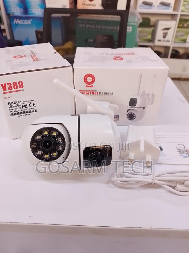 Wall Mounted V380 CCTV Bulb Camera – Motion Detection Night Vision - main view