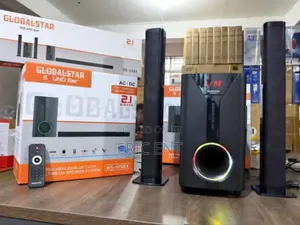 2.1ch Globalstar Sub Woofer System BT/USB/FM Tall Boy