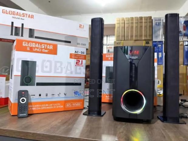 2.1ch Globalstar Sub Woofer System BT/USB/FM Tall Boy