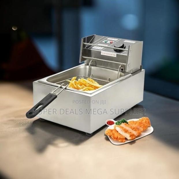 Fast Heating High Power 4l/6l/10l Electric Stainless Steel Deep Fryer