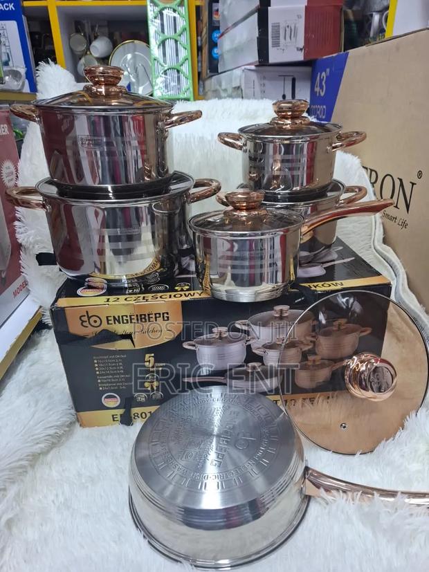 Engeibepg 12pc Cookware