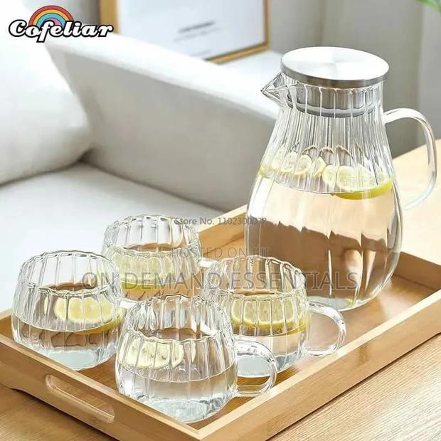 Stripped / Pumpkin Transparent Teapot - thumbnail 8
