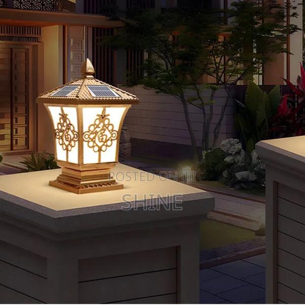 Antique Solar and Electric Gate Light - thumbnail 2