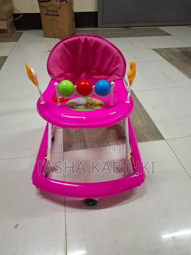 Foldable Baby Walker _ Pink - main view