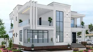 Flat Hidden Roof House Plans