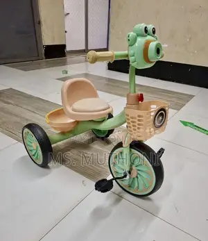 Pastel Green / Peach Duck Tricycle