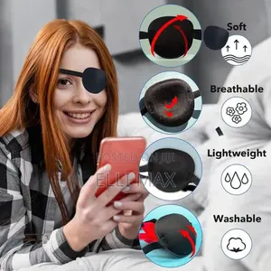 Eye Patch for Adults,Adjustable Lazy Piratel Eye Patch
