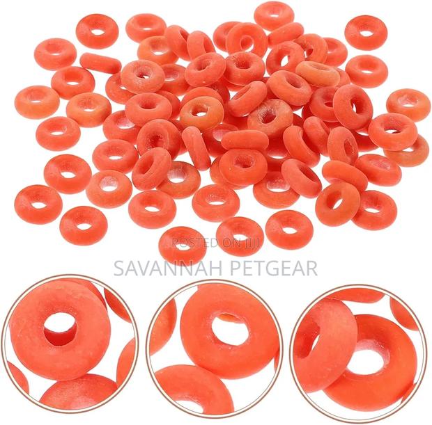 High Quality Orange Elastrator Castrating Rings -10 Pieces - thumbnail 2