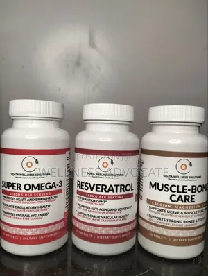 Wellness Bundle – Joint, Muscle, Bone, Heart Antioxidant Supplements