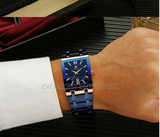 Wwoor Square Men Watch #8858* - thumbnail 2