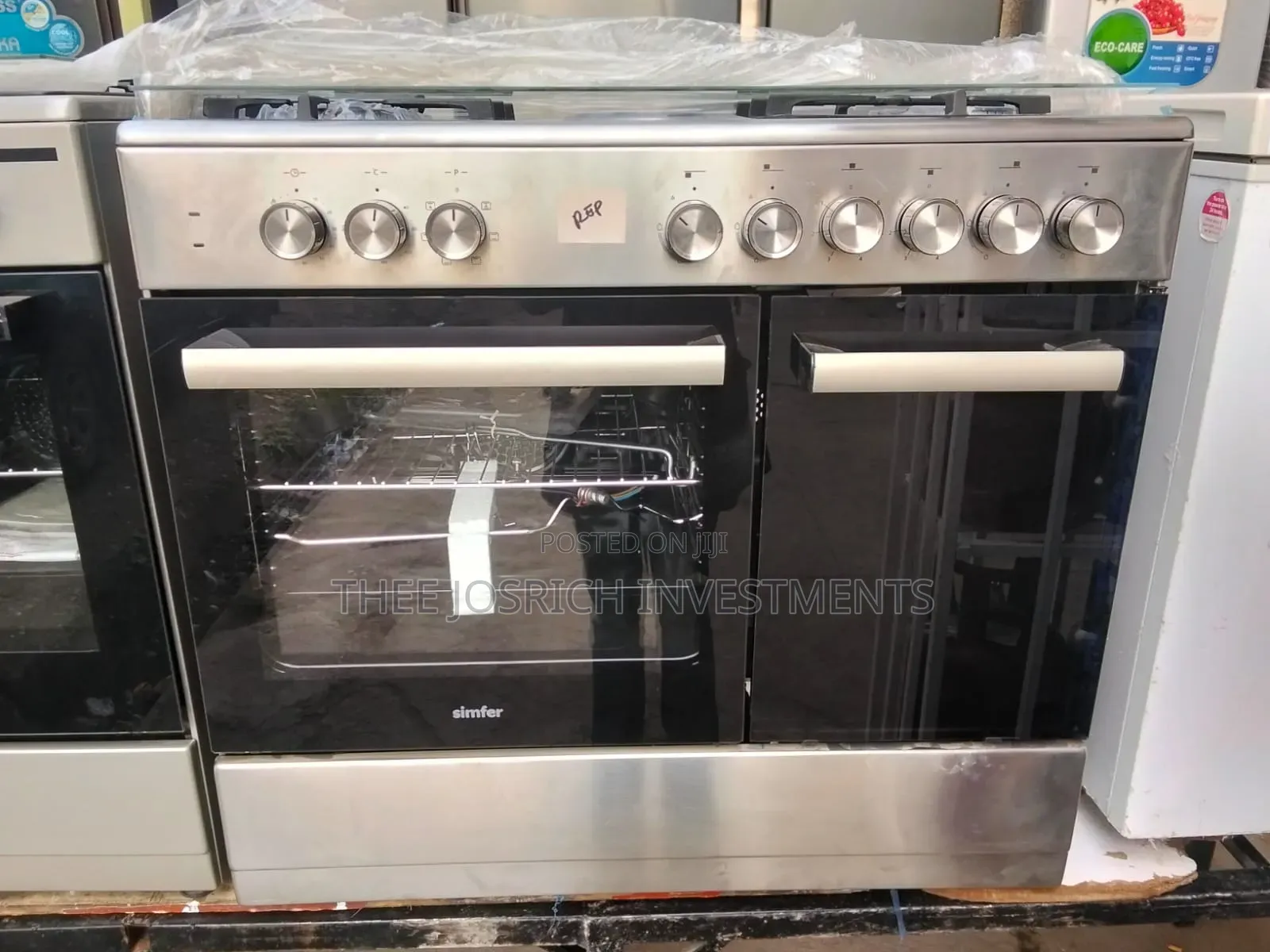 Simfer 6 Burner Cooker With Gas Compartment 4+2 Standing Cooker