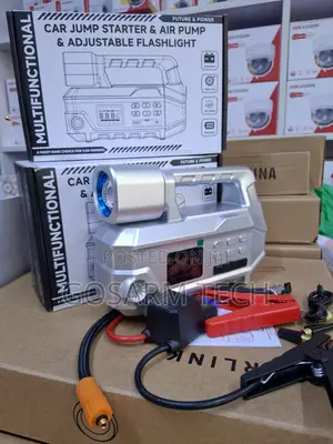 High Power Digital Jump Starter Pro Max With Adjustable Flashlight