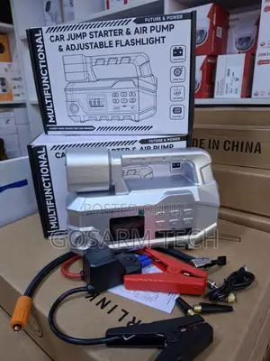 High Power Digital Jump Starter Pro Max With Adjustable Flashlight