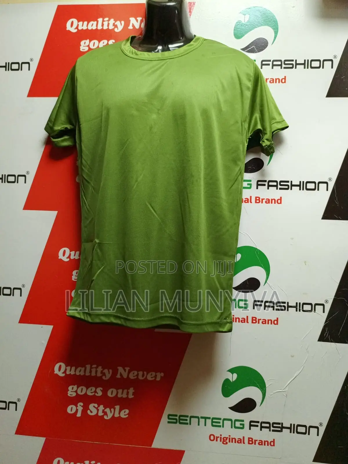Jungle Green Polyester Tshirts