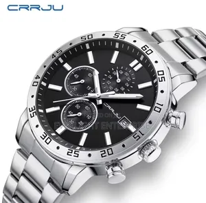 Water Resistant Crrju Chronograph Men Watch