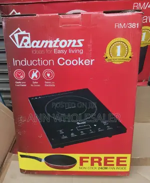 Ramtons Single Induction Cooker With Free Pan