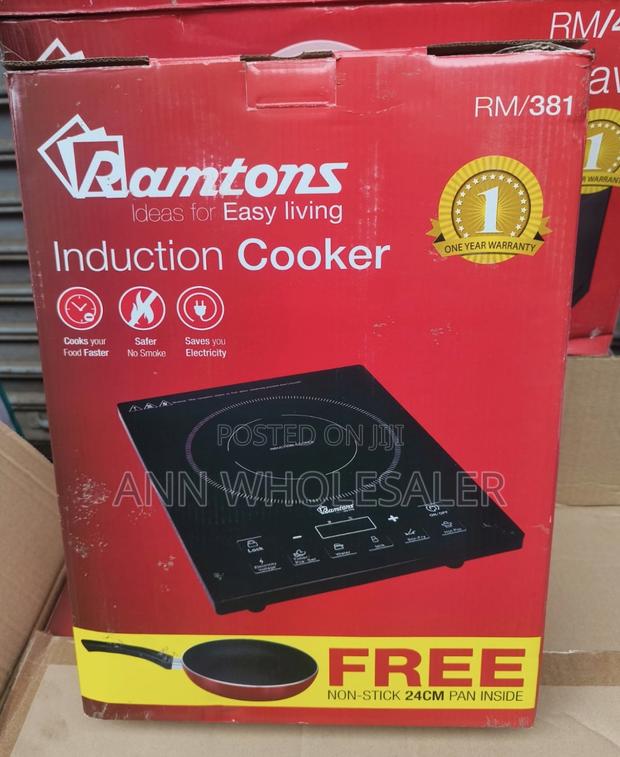 Ramtons Single Induction Cooker With Free Pan