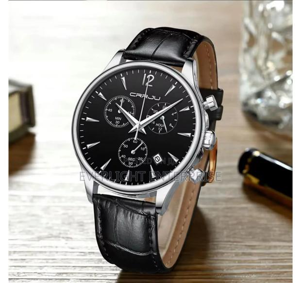 Crrju Chronograph Leather Gents Watch