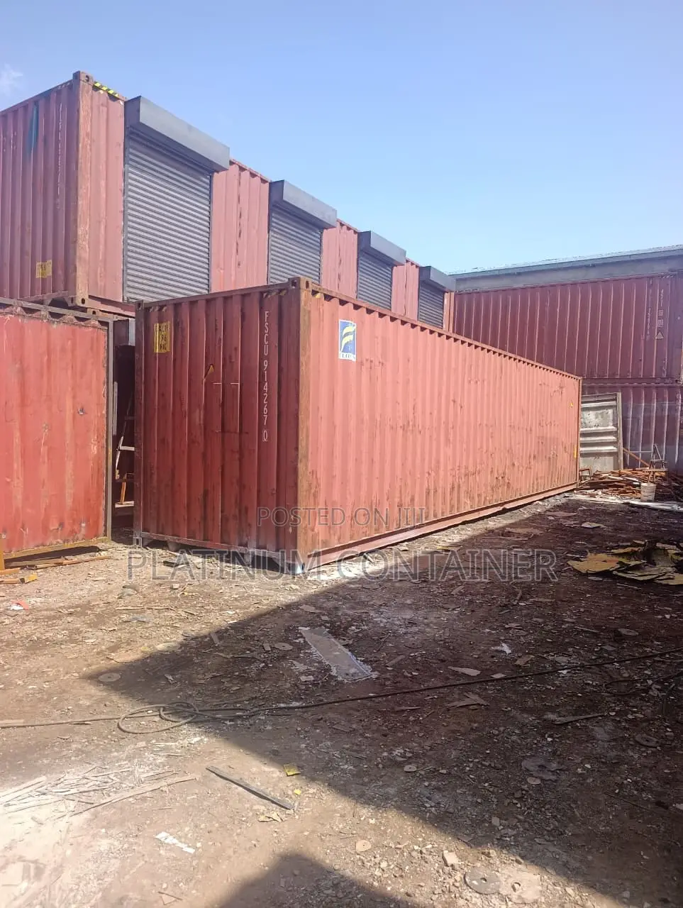 40FT Plain Shipping Container