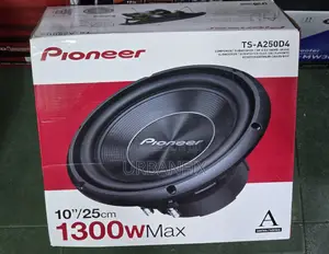 Pioneer TS-A250d4 1300watts 10 Inch Double Coil Bass Subwoofer