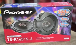 Pioneer TS-R1651S 300watts 6.5Inches Round Midrange Speakers- A Pair