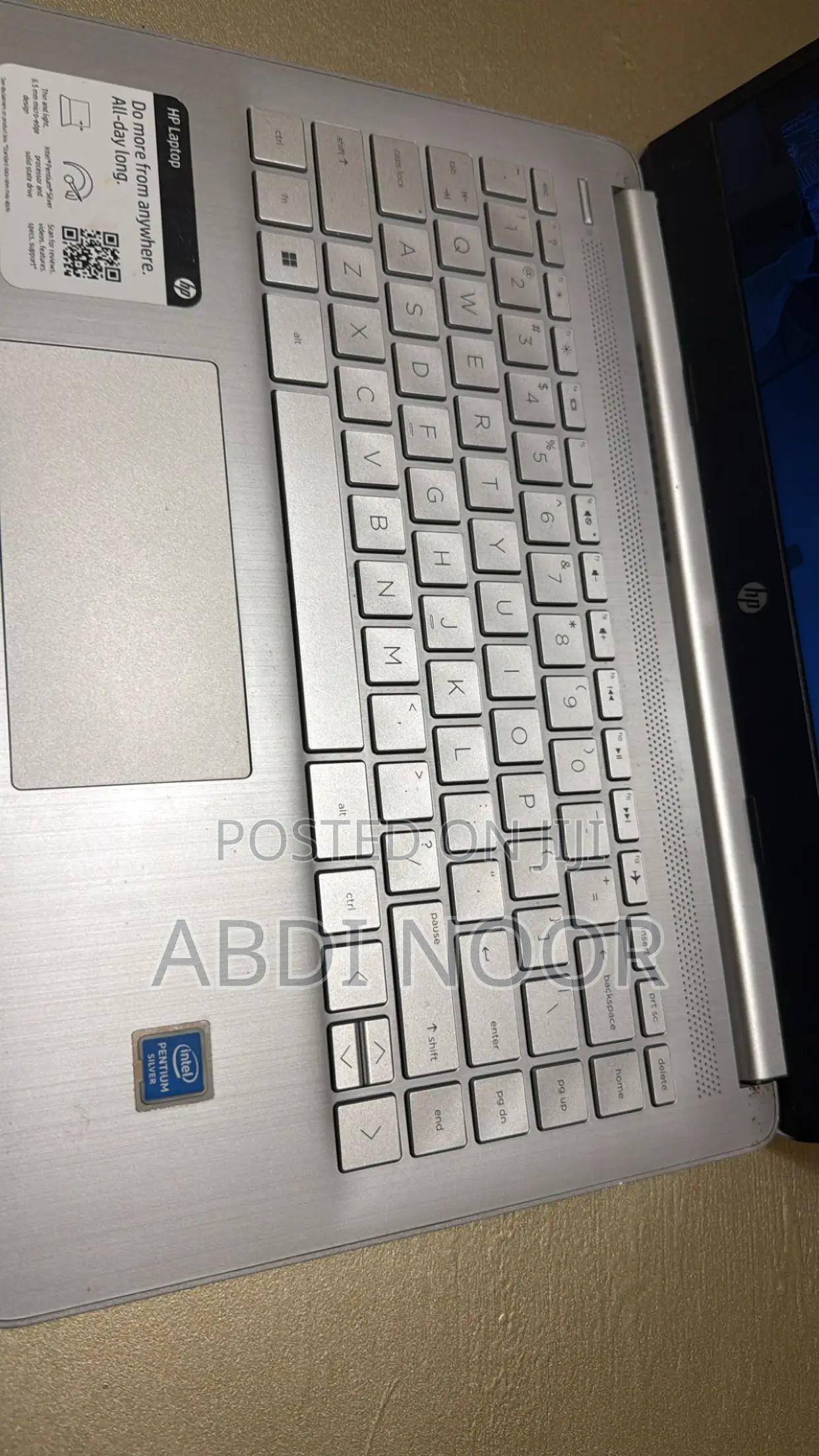 Laptop HP 14-dq1025cl 8GB Intel Pentium SSD 128GB