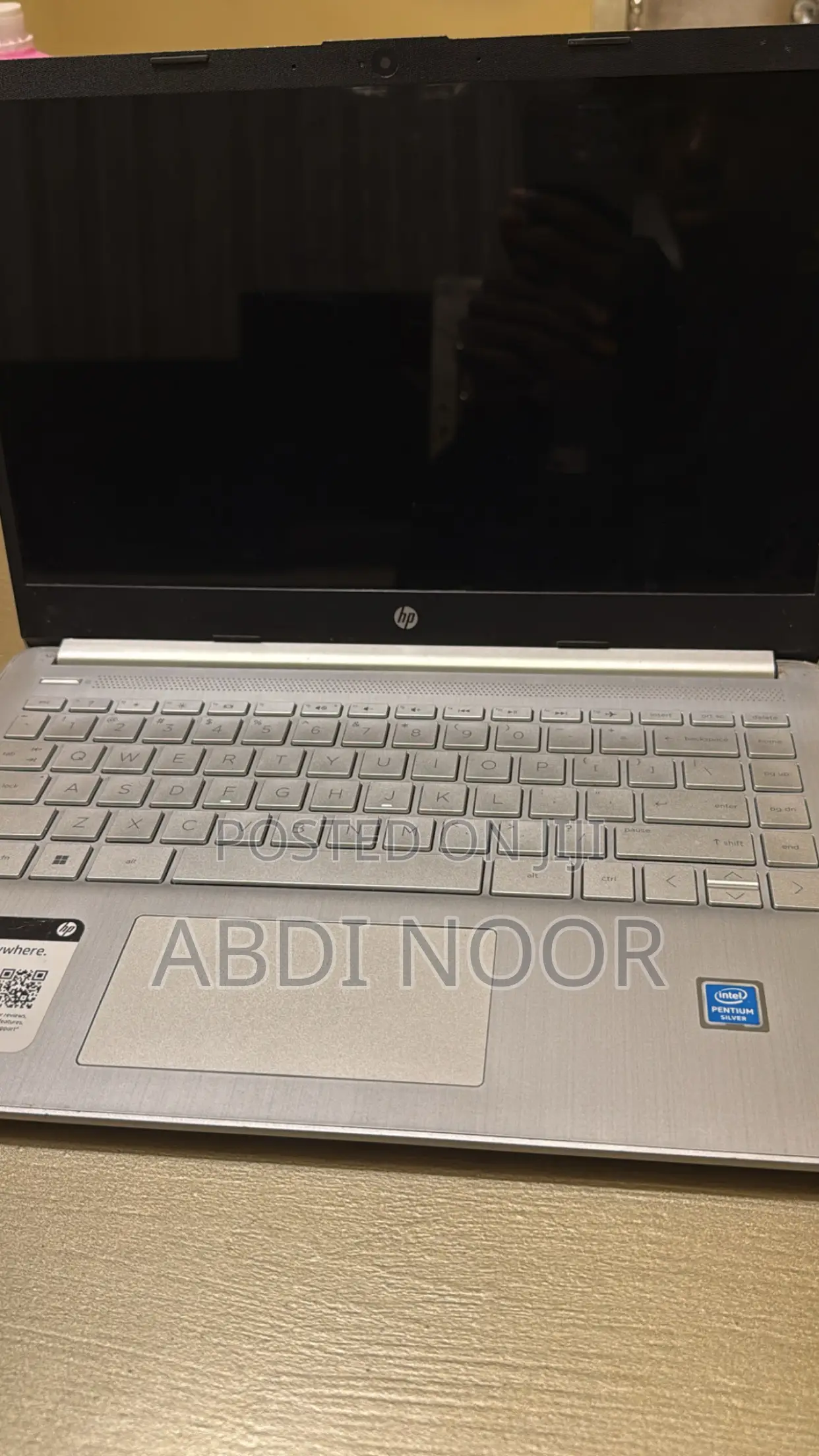 Laptop HP 14-dq1025cl 8GB Intel Pentium SSD 128GB